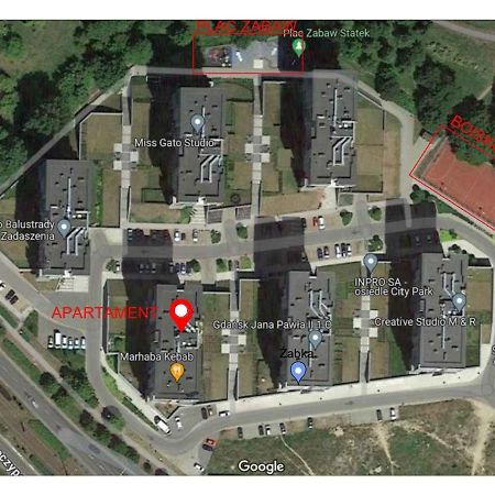 Apartament City Park Gdansk Apartman Kültér fotó