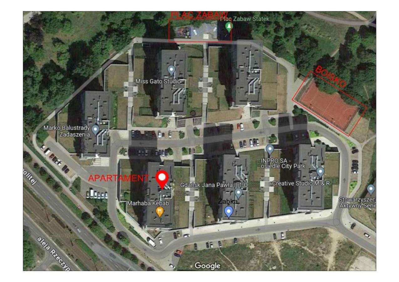 Apartament City Park Gdansk Apartman Kültér fotó